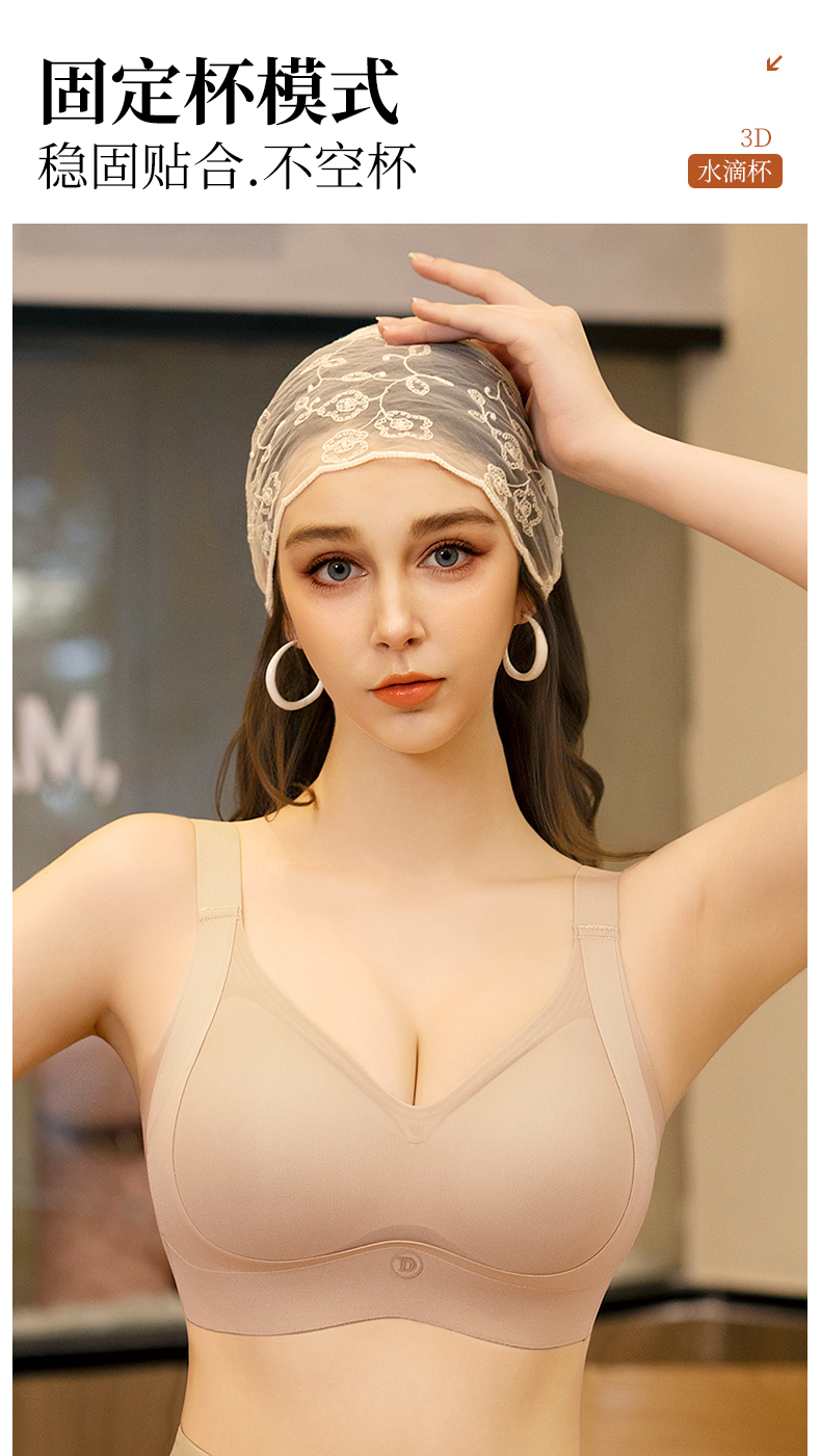 088 立体式无痕聚拢文胸——重塑自然曲线,解锁全天舒适美学