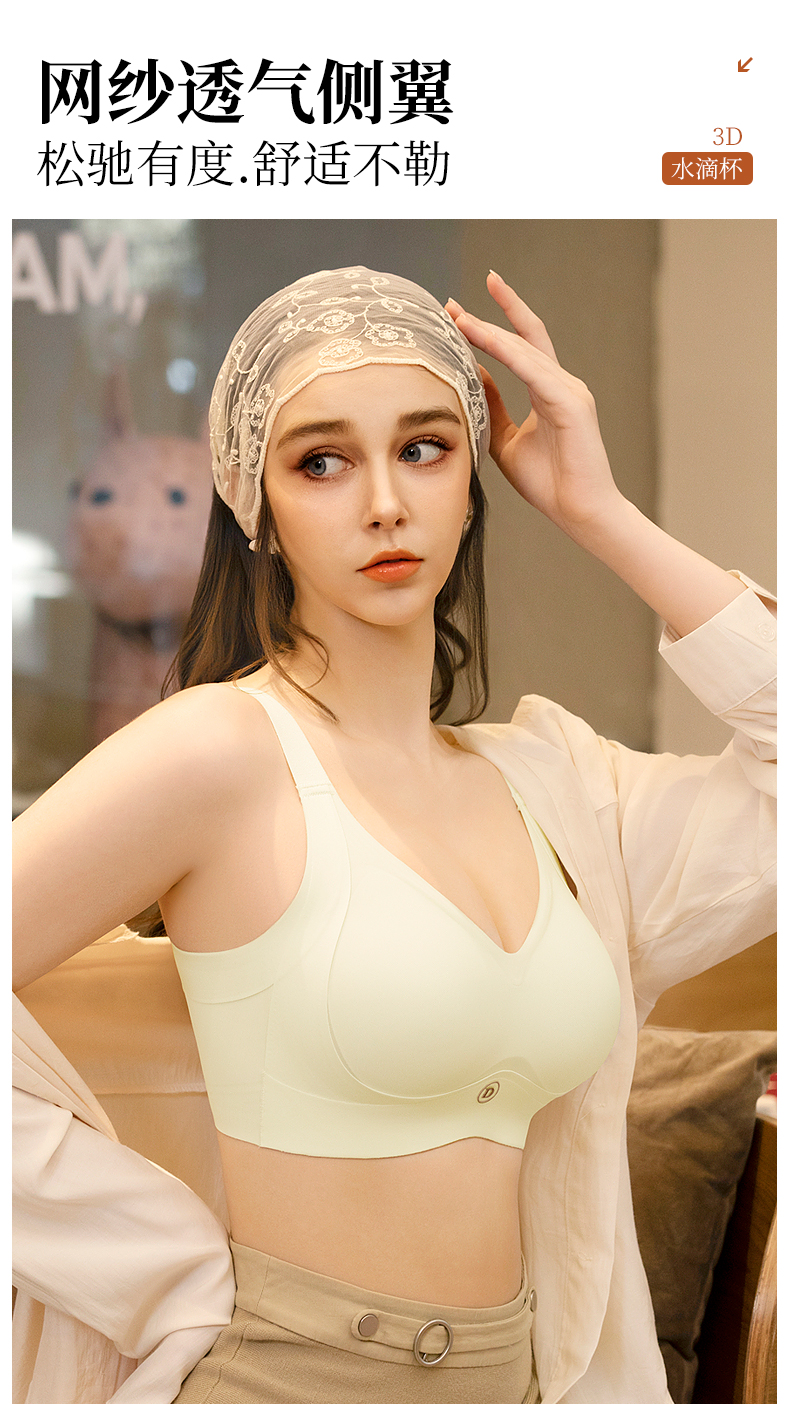 088 立体式无痕聚拢文胸——重塑自然曲线,解锁全天舒适美学