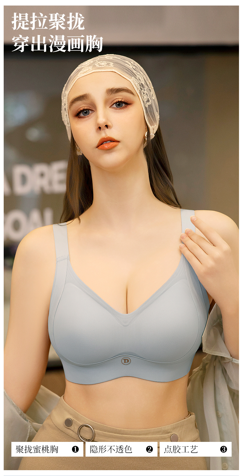 088 立体式无痕聚拢文胸——重塑自然曲线,解锁全天舒适美学
