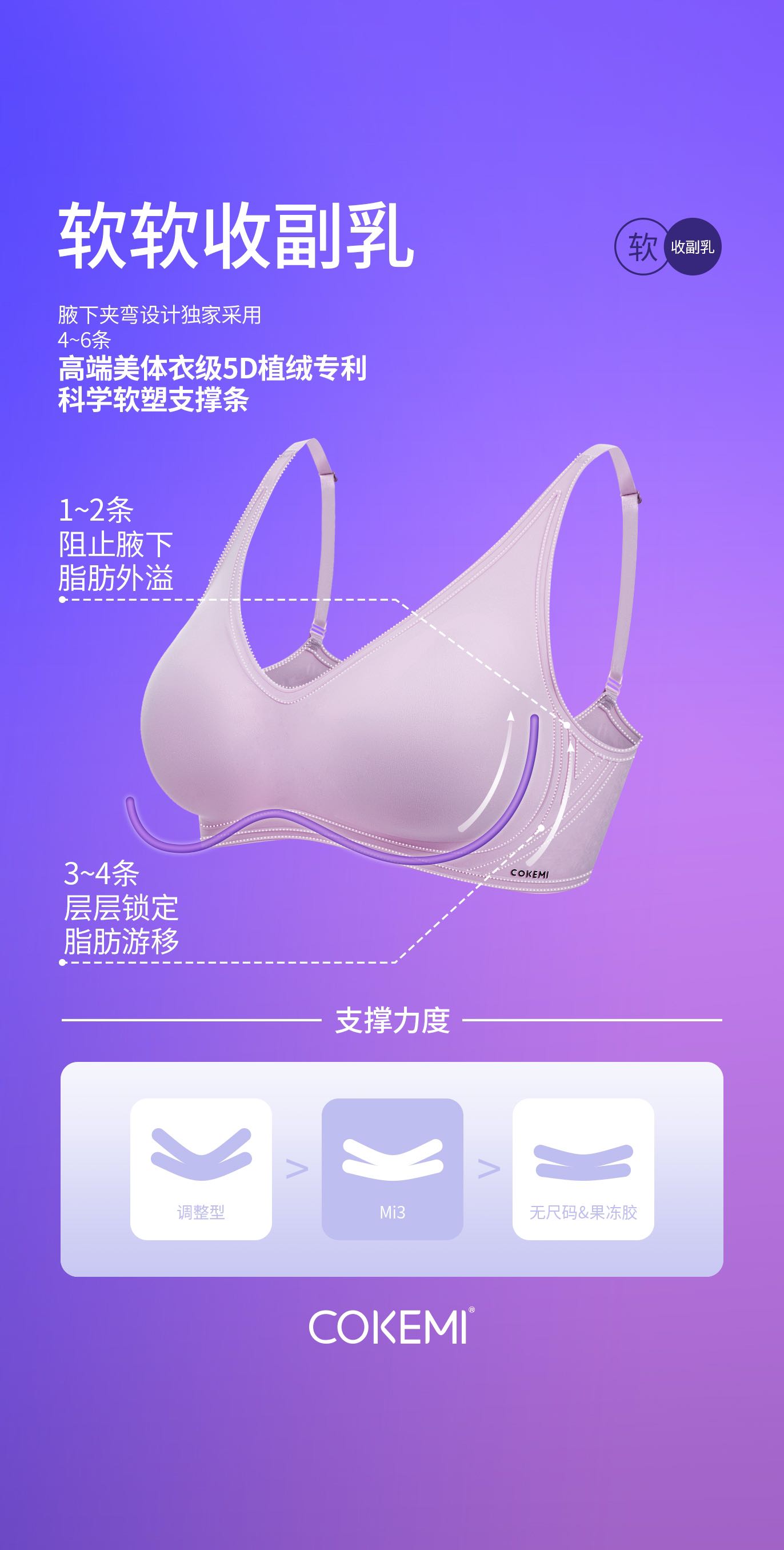 52002 明星轻塑背心Bra