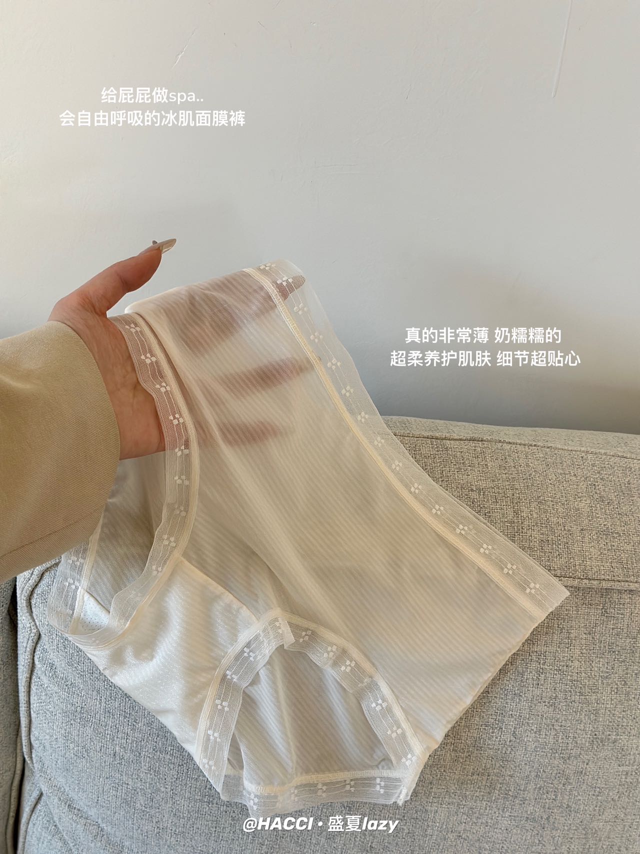 P229｜盛夏超薄网纱内裤五条礼盒