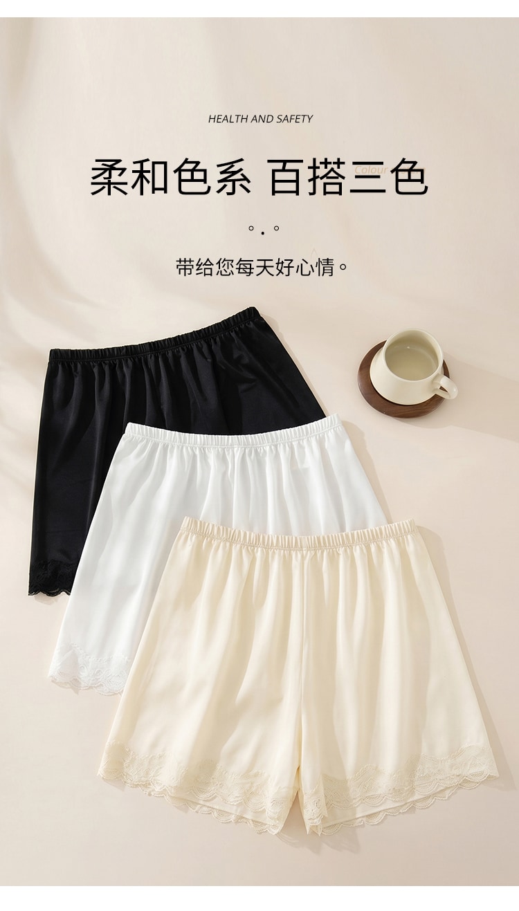 P864｜云柔蕾丝居家短裤
